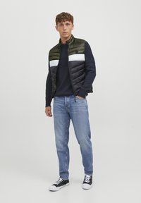 Jack & Jones HERO BODYWARMER COLLAR - Chaleco - rosin