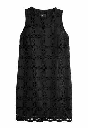 SLEEVELESS BRODERIE - REGULAR FIT - Dienas kleita - black