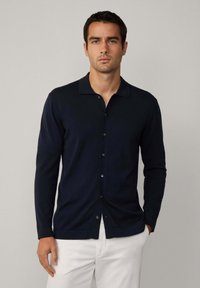 Hackett London - ESS COT - Cardigan - midnight blue Immagine in miniatura 1