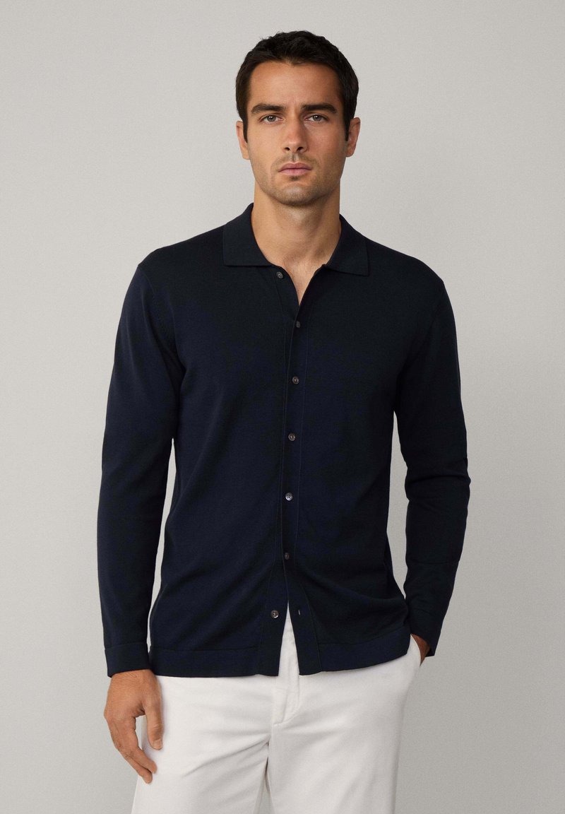 Hackett London - ESS COT - Cardigan - midnight blue, Ingrandire