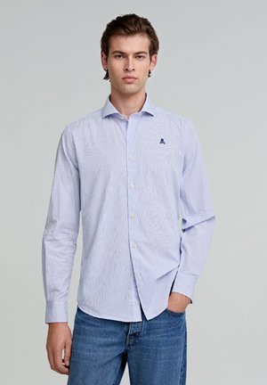 Hemd - white blue stripes