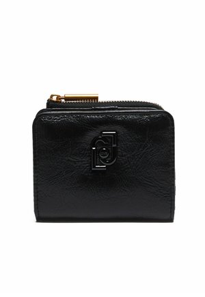 GLOSSY WITH ZIP - Wallet - black