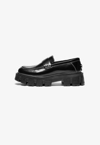 YOURTURN by Zalando - LEATHER UNISEX - Slipper - black Thumbnail-Bild 1