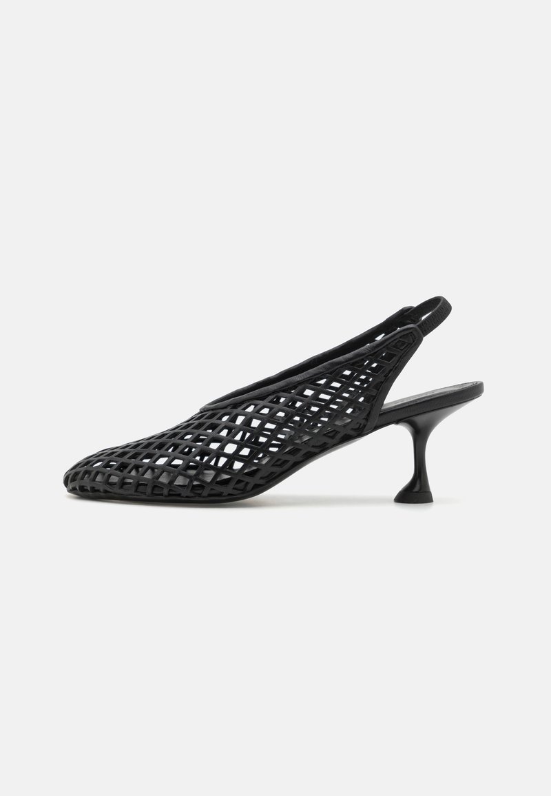 Proenza Schouler - TEE PERFORATED SLINGBACK - Escarpins - black, Agrandir