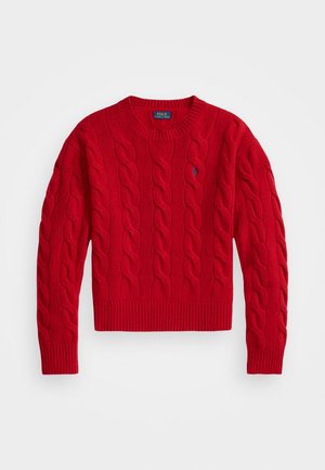 SWEATER PULLOVER - Svetrík - fireside red