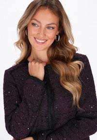 faina Palton scurt - dark purple