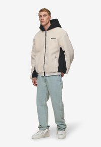 Pegador ABSECON JACKET - Fleecejas - light beige/black