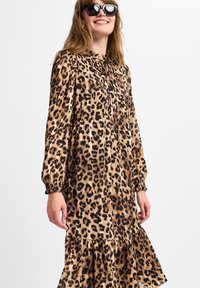 Marie Lund Freizeitkleid - camel schwarz