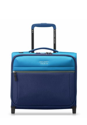 BROCHANT BUSINESSTROLLEY LAPTOPFACH - Wheeled suitcase - meerblau
