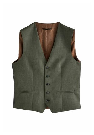 TEXTURED REGULAR FIT - Veste sans manches - green