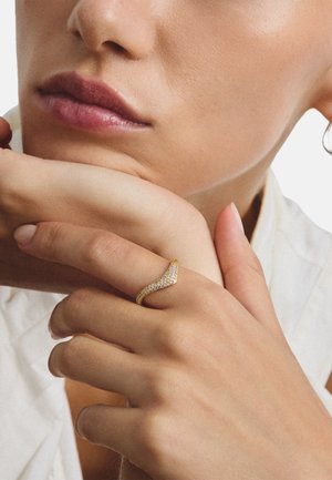 THOMAS SABO, Ring - gelbgoldfarben, weiß coloured