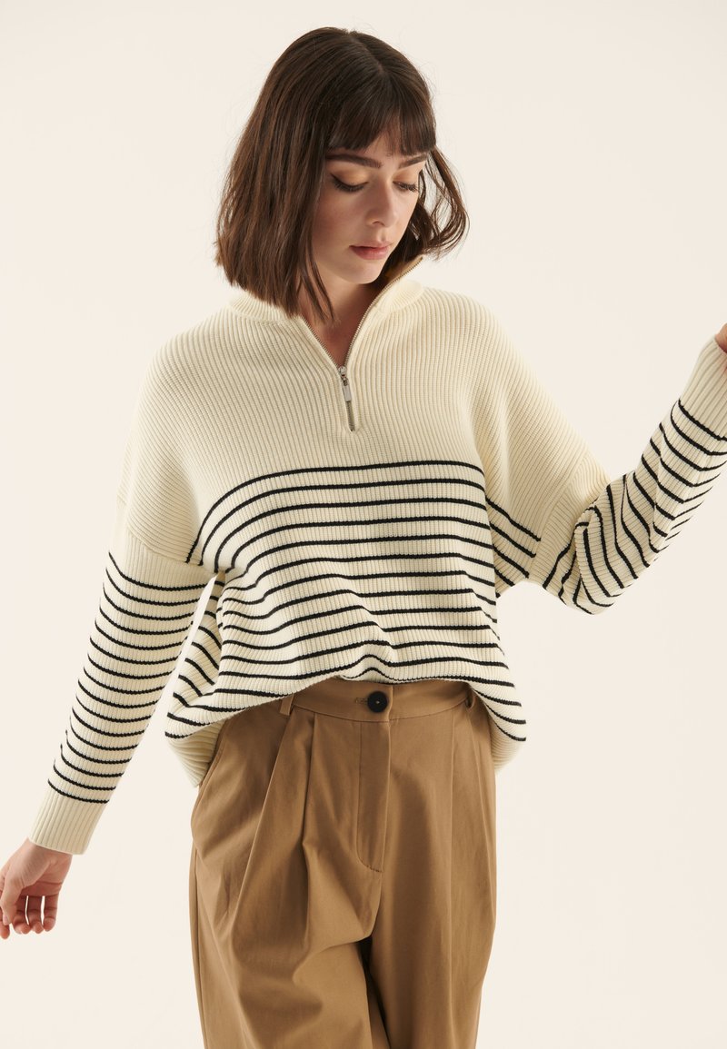 Anna Field - Pullover - white/black, Agrandir