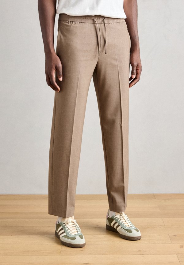 Trousers - beige mix