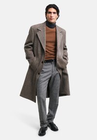 GANT C-NECK - Striktrøje - hazelnut melange