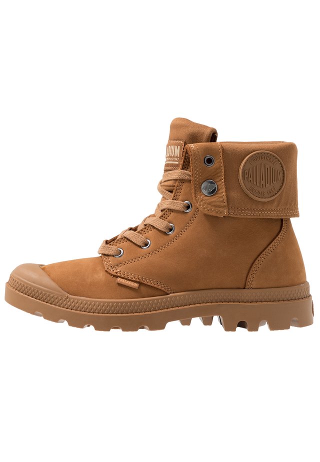 BAGGY NUBUCK - Bottines à lacets - mahogany