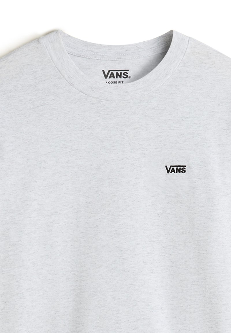 Mancozy Men's Long Sleeve V-Neck T-Shirt - Light Gray 4XL, Soft Cotton Blend Casual & Sportswear
