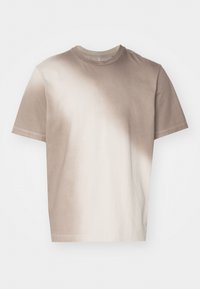 OMBRE CLIFF TEE - Print T-shirt - beige/light brown