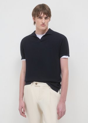 Polo - blu calliope
