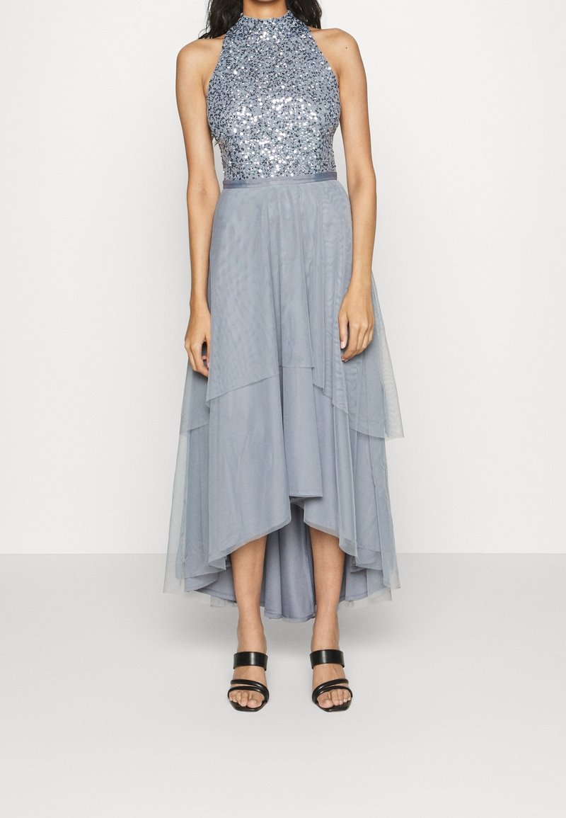 Lace & Beads Robe de soirée - blue