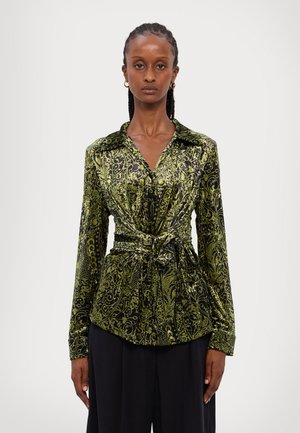 Diane von Furstenberg LARGARDE  - Bluza s gumbima - green