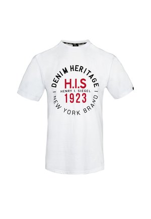 T-shirt print - white