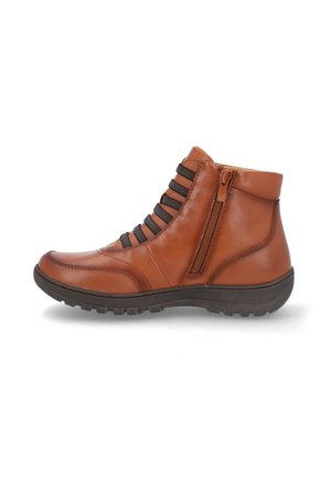 Botines con cordones - camel