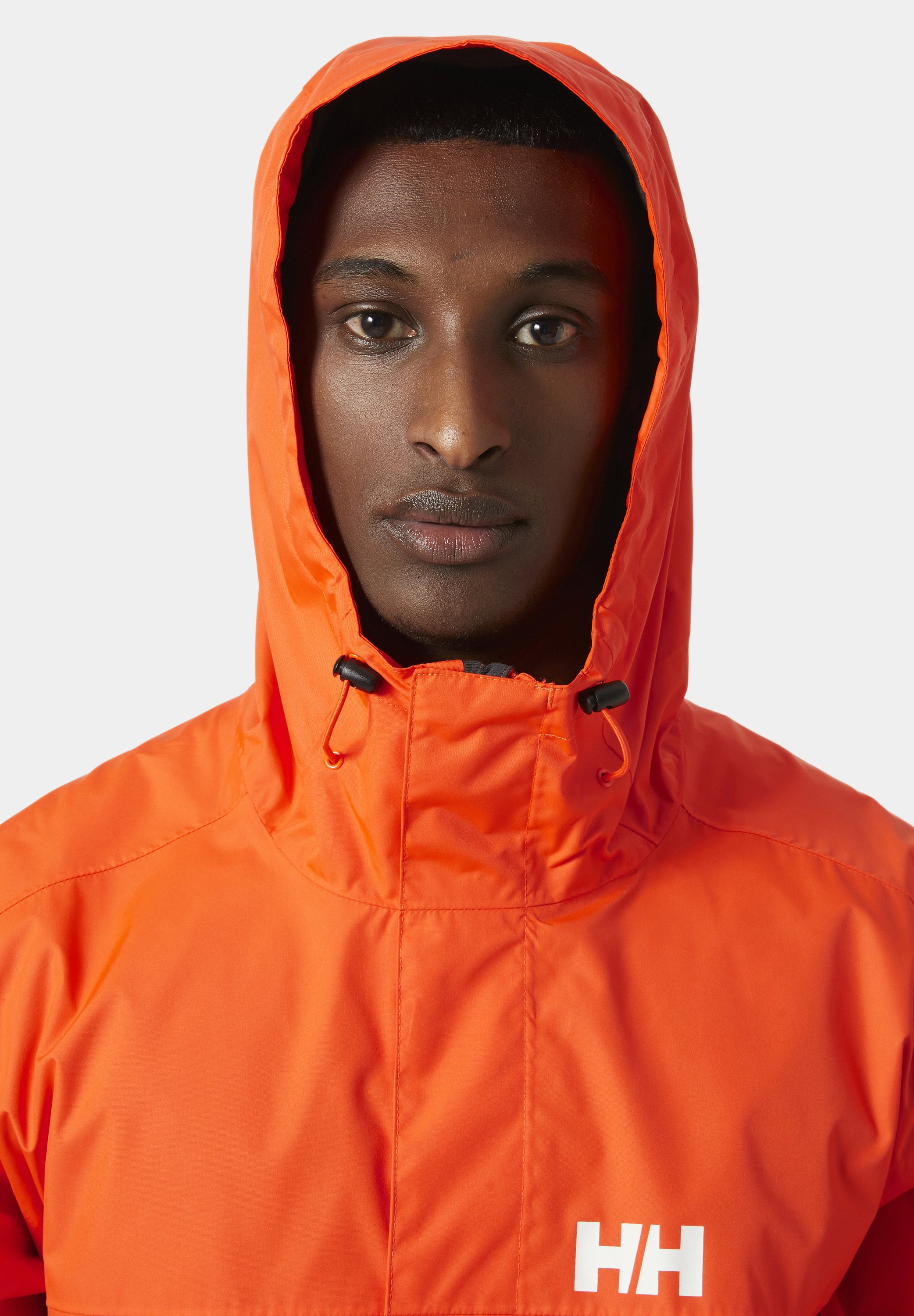 Helly Hansen ERVIK - Impermeable - flame/naranja - Zalando.es
