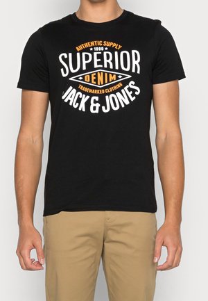 Print T-shirt - black