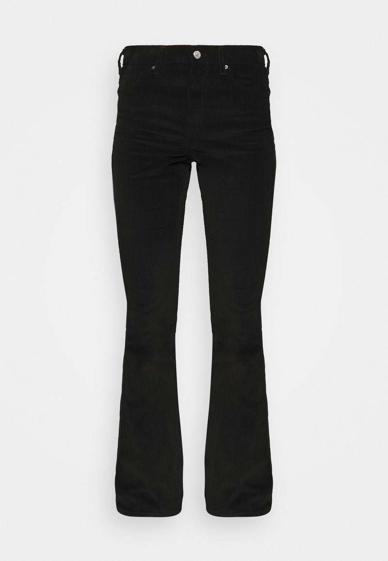 Topshop Flared Jeans schwarz