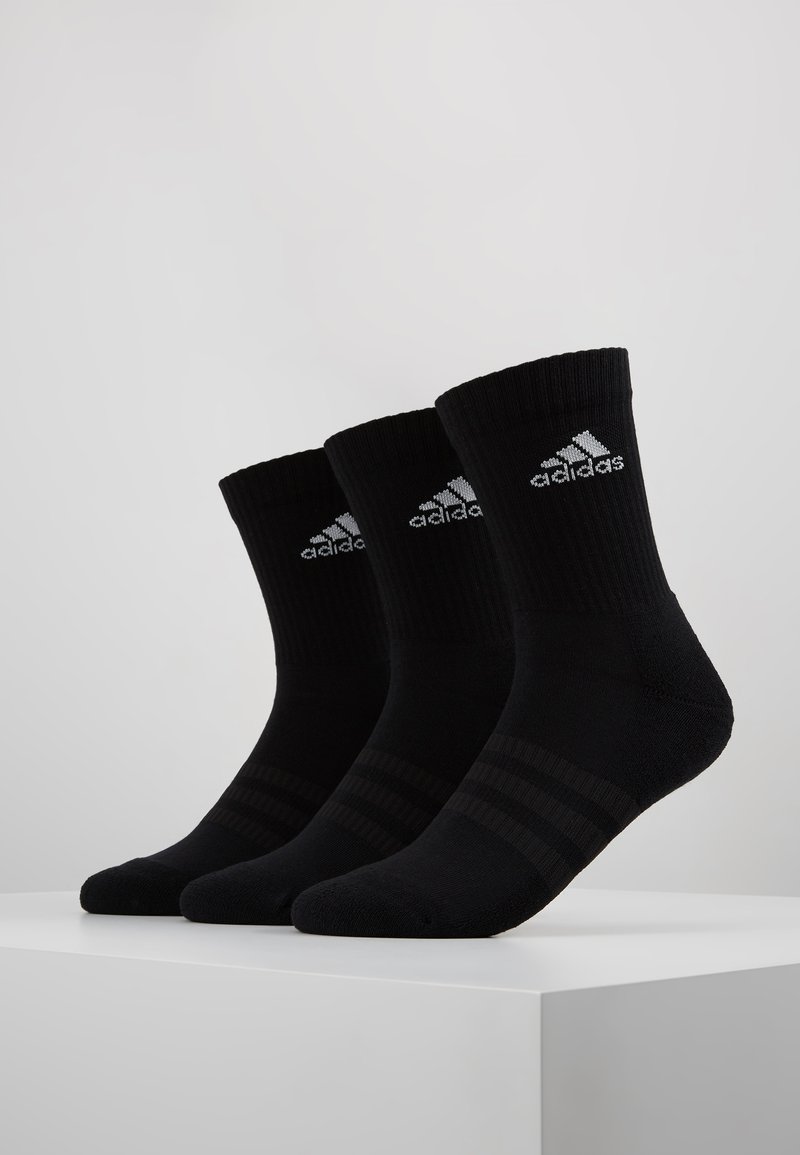 adidas Performance - CUSH 3 PACK UNISEX - Športové ponožky - black/white, Zväčšiť