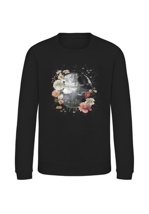 FLORAL DEATH STAR - Sweatshirt - black
