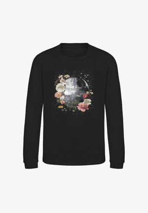 Star Wars FLORAL DEATH STAR - Sweatshirt - black