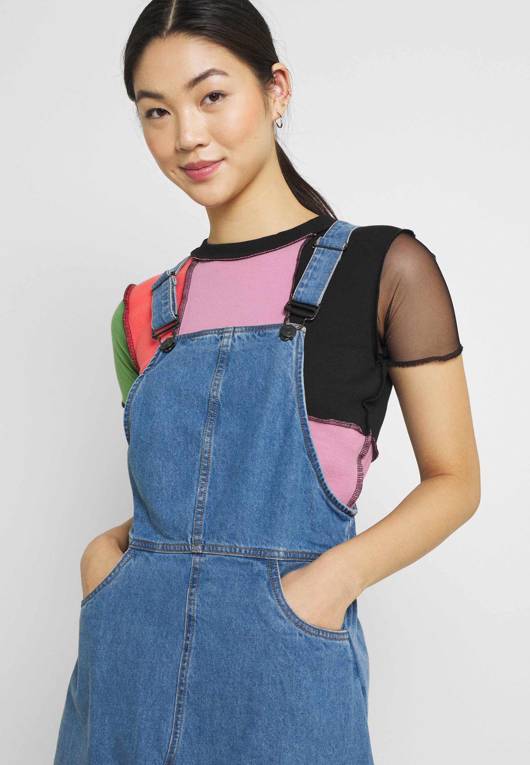 Noisy May NMDIANNA DUNGAREE - Denim 