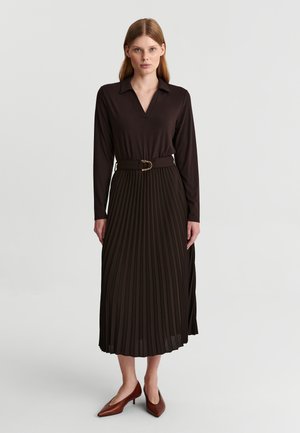 TATUUM, NAVELA - Day dress - deep dark brown