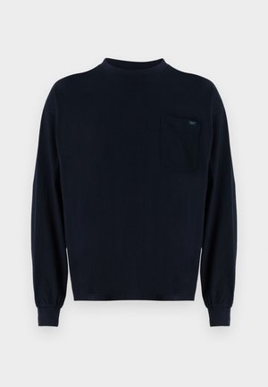 American Eagle, POCKET TEE - Hosszú ujjú felső - rich navy