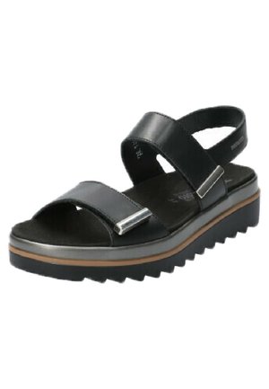 Mephisto DOMINICA - Sandales compensées - black