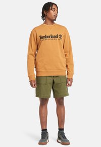 Timberland WASHED STRETCH FATIGUE - Shorts - sphagnum