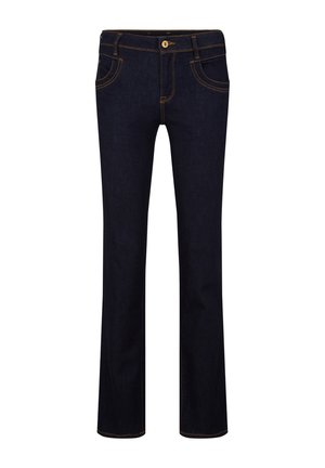 TOM TAILOR TTALEXA Straight - Egyenes szárú farmer - rinsed blue denim