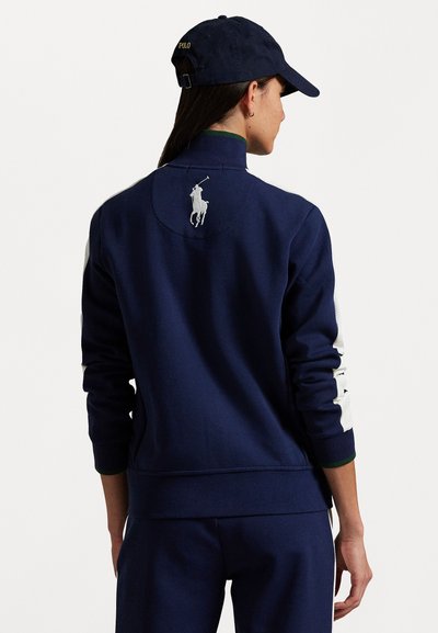 Polo Ralph Lauren WIMBLEDON BALLPERSON FULL ZIP JACKET - Jaka ar rāvējslēdzēju - navy/white