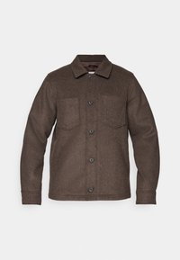 PALLY SHIRT JACKET  - Chaqueta de entretiempo - chocolate torte