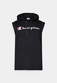 ICONS HOODED WITH LARGE LOGO - Triko s potiskem - black