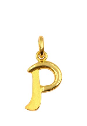 BUCHSTABE P - Ciondolo - gelbgold-coloured