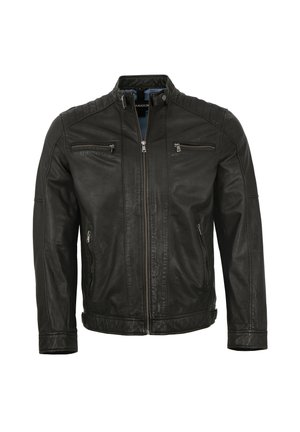 MASON - Leather jacket - schwarz