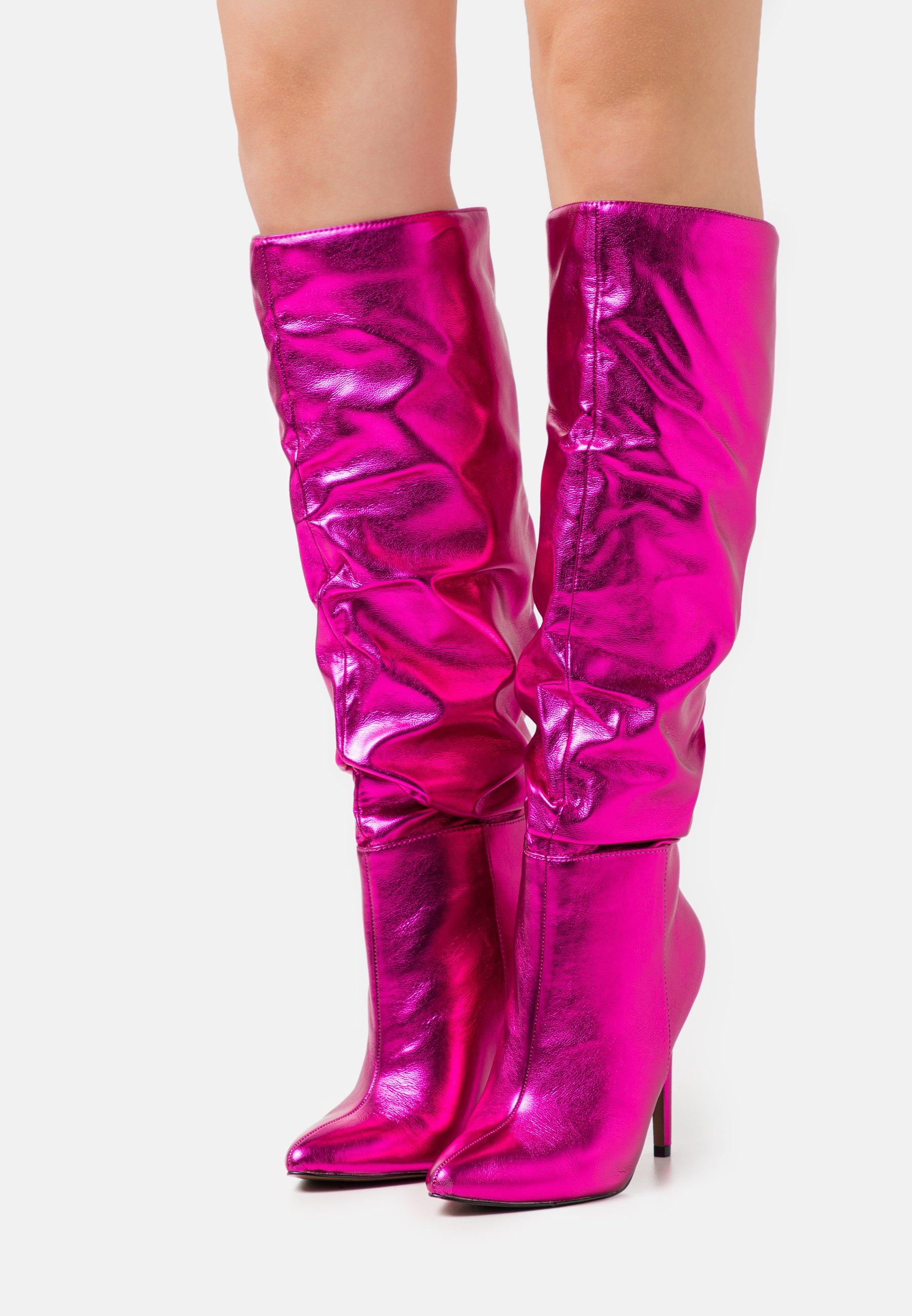 Schuh Springerstiefel Rosa Damenstiefel Springerstiefel Pink Sissi Miss Hohe Damen