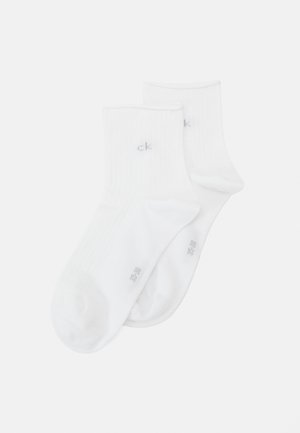 WOMEN SHORT SOCK ROLL TOP 2 PACK - Chaussettes - white