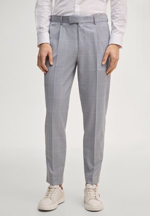 JOOP! BAUKASTEN RENNET - Pantalon - hellblau kariert