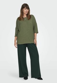 ONLY Carmakoma CARLAMOUR 3/4   - Hosszú ujjú felső - khaki