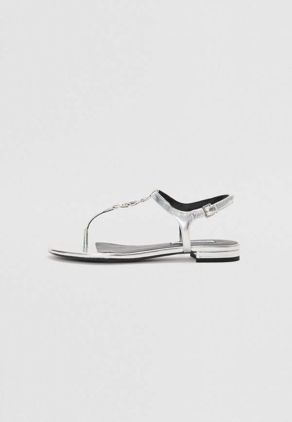 ALISSO AUTOGRAPH - T-bar sandals - silver