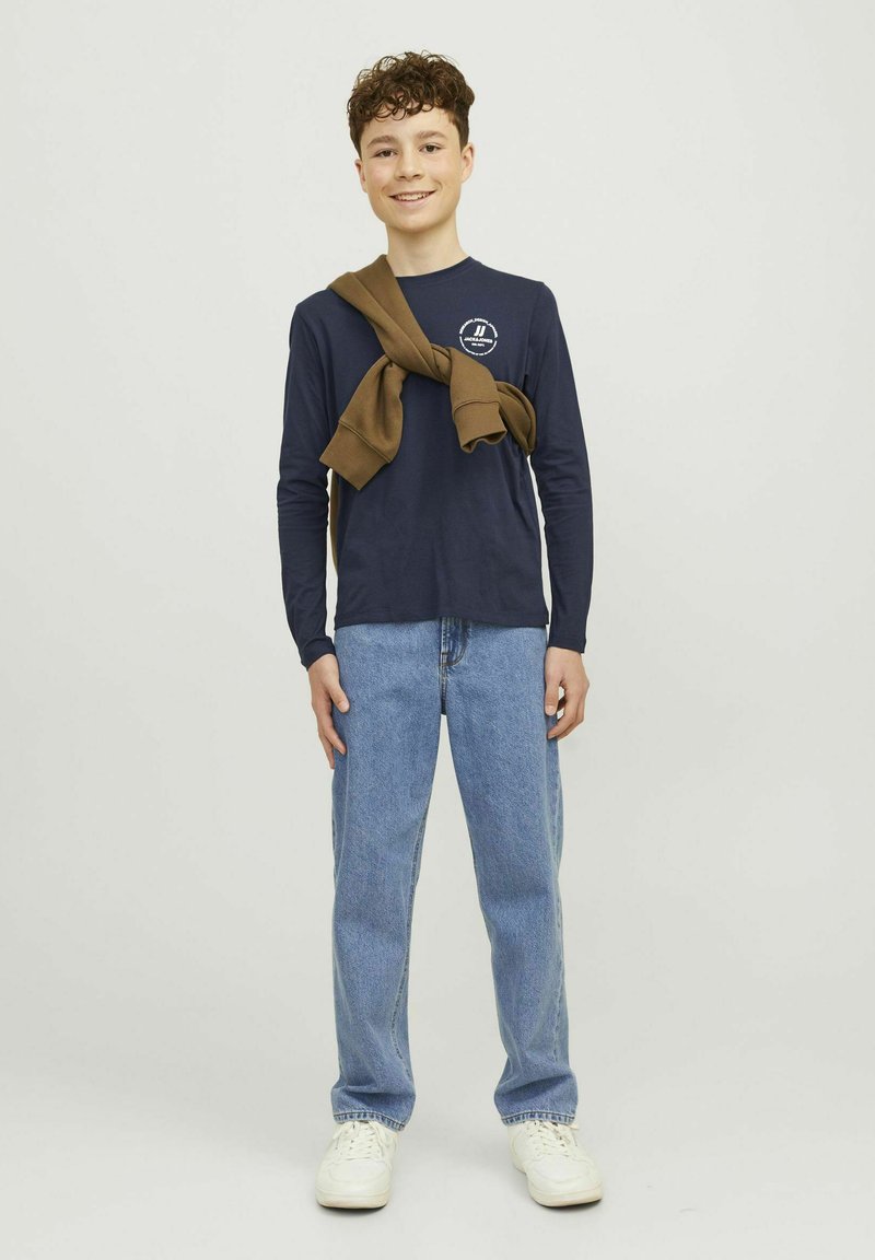 Jack & Jones Junior ESWIFT TEE NOOS - Topper langermet - navy blazer