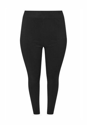Yours Clothing, PLUS SIZE BASIC LEGGINGS - Leggings - black